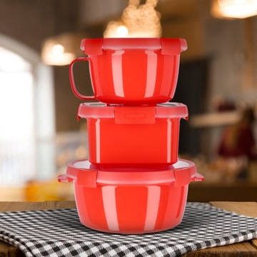 КОНТЕЙНЕР ДЛЯ ЗАВТРАКА CURVER 1,6 Л С КРЫШКОЙ ДЛЯ МИКРОВОЛНОВОЙ ПЕЧИ