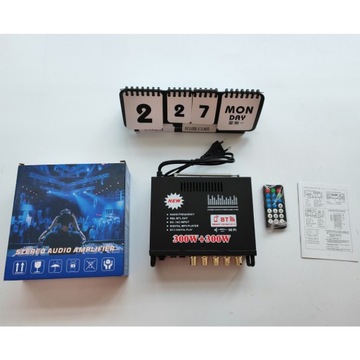 ЦИФРОВОЙ СТЕРЕОФОННЫЙ УСИЛИТЕЛЬ BLUETOOTH-РЕСИВЕР ДИНАМИК 300 Вт + ПУЛЬТ ДИСТАНЦИОННОГО УПРАВЛЕНИЯ