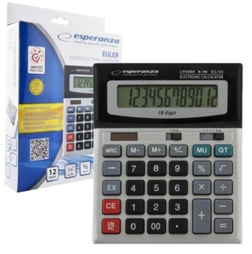 ELEKTRONICZNY KALKULATOR BIUROWY BIURKOWY 12 CYFR
