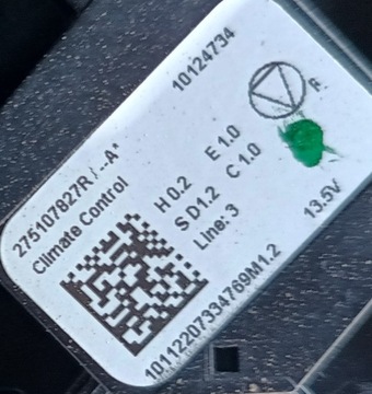 MERCEDES CITAN II W420 23R PANEL KLIMATIZACE 275107827R
