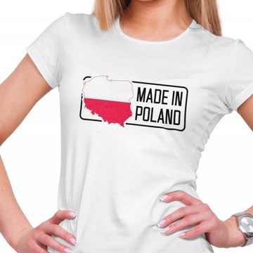 Koszulka damska Polska Made In Poland L
