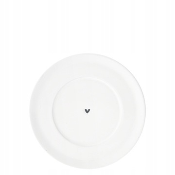Talerzyk White/Heart in Black Bastion Collections