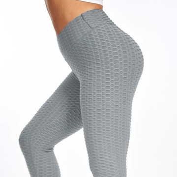 Womens Stretch Elastic Fitness Leggings Running Gy