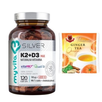 Witamina K2 + D3 4000 IU MyVita KOŚCI 120 kaps