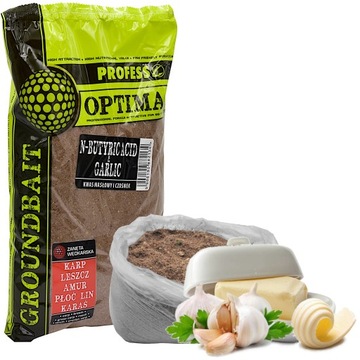 Zanęta Wędkarska PROFESS OPTIMA K Masł Czosnek 1kg