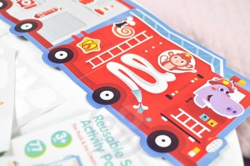 МНОГОРАЗОВЫЕ НАКЛЕЙКИ ОХРАНА МАГАЗИНА МОРОЖЕНОГО 77 шт WOPIE