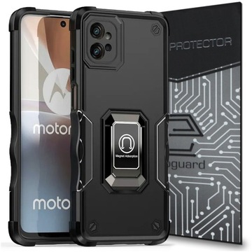 CASE COVER FUTERAŁ OBUDOWA ETUI PANCERNE + SZKŁO do MOTOROLA MOTO G32