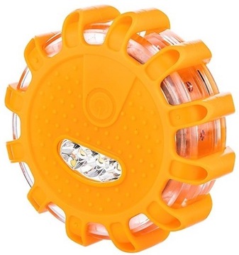 LAMPA OSTRZEGAWCZA LED BŁYSKOWA FLARA KOGUT MAGNES