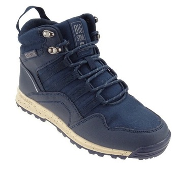 DAMSKIE BUTY TREKKINGOWE TRAPERY BIG STAR KK274611 GRANATOWE R 39