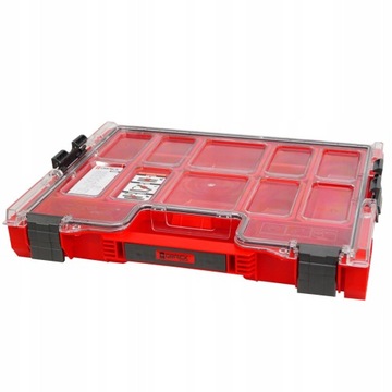 ORGANIZER, SKRZYNKA Z WYJMOWANYMI KUBEŁKAMI QBRICK SYSTEM PRO 200 RED HD