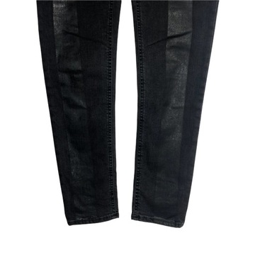 ACNE STUDIOS 29/34 CZARNE SPODNIE JEANSOWE SKINNY