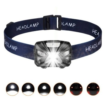 МОЩНЫЙ светодиодный тактический налобный фонарь USB-налобный фонарь