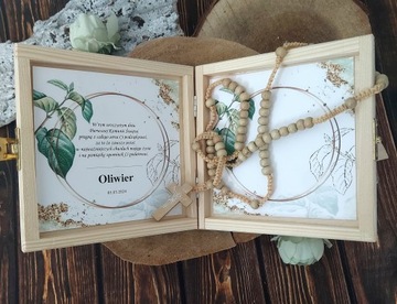 Спасибо с фотографией для крестной матери, отца, бабушки Розария