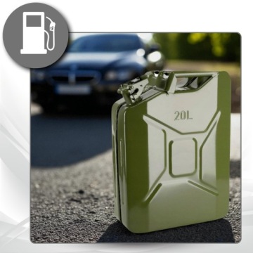 Металлическая канистра Стальной бак 20 л для топлива, сырой нефти, бензина, ТОЛСТЫЙ ЛИСТ