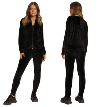 Женская одежда SPRINKLING FIT WELR с капюшоном темно-синяя 9110 L