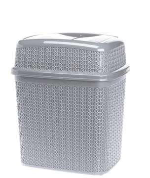 KOSZ UCHYLNY WILLOW 10L SZARY JASNY