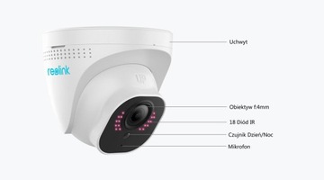 Reolink RLC-520A POE камера 5мп | DOME + КАРТА GOODRAM 128 ГБ
