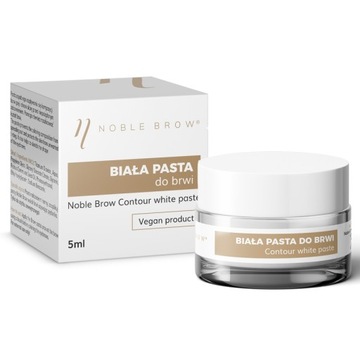 Biała pasta do brwi Noble Brow by Lash Shop