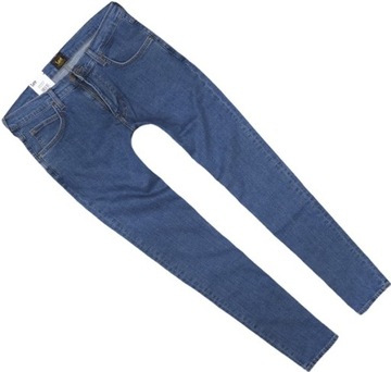 LEE LUKE stone wash spodnie rurki slim tapered W30 L32