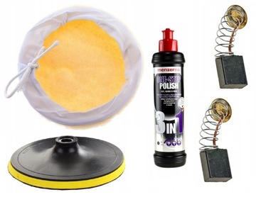 PROFESJONALNA POLERKA 2950W 4XGĄBKA+PASTA MENZERNA
