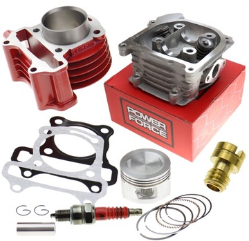 CYLINDER 100cm GŁOWICA SKUTER 4T ZIPP QUEST ROMET GY6 DYSZA ŚWIECA