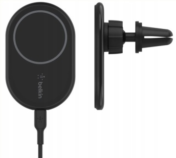 Автомобильный держатель для MagSafe с Qi для лобового стекла + зарядное устройство Belkin Vent