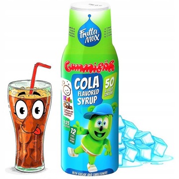 Syrop FruttaMax KIDS Cola 500ml na 12 litrów