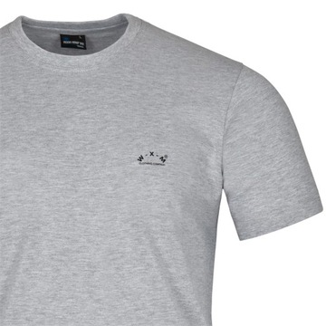 T-shirt koszulka męska bawełna jasny melanż XXL