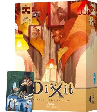 6x игра-головоломка DIXIT 500 деталей + 6x мини-расширение ПРОМО-КАРТА