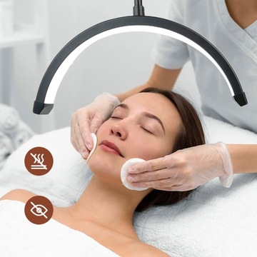 LAMPA LUPA KOSMETYCZNA DERMATOLOGICZNA DO PAZNOKCI RZĘS LED 3 TEMPERATURAMI