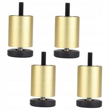 Regulowane nogi meblowe ze stopu aluminium, nogi