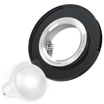 HALOGENOWA RAMKA OCZKO DO ŻARÓWEK LED GU10 OPRAWKA SUFITOWA DO ŁAZIENKI