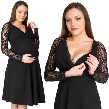 SUKIENKA CIĄŻOWA DO KARMIENIA ELEGANCKA ROZM S