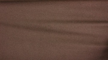 Brązowa spódnica midi tuba bawełna solidna dzianina elastyczna prążek