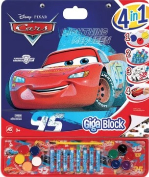 AS GIGABLOCK ZESTAW ARTYSTYCZNY 4W1 CARS