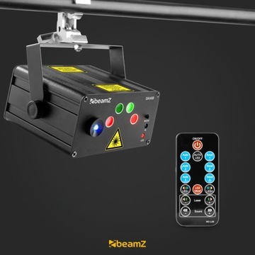 Анимационный лазер RG Gobo, пульт дистанционного управления LED Beamz