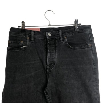 ACNE STUDIOS 31 CZARNE SPODNIE JEANSOWE SKINNY