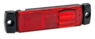 LAMPA OBRYSOWA CZERWONA PRZYKRĘCANA LED 12V / 24V ŁÓDŹ