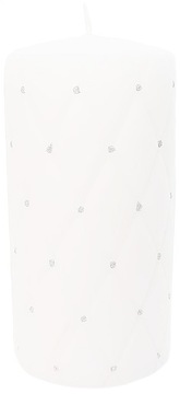 ŚWIECA OZDOBNA FLORENCJA BIAŁA ARTMAN 14cm