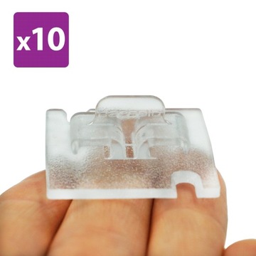 ZACZEPY PLASTIKOWE DO SIATKI DLA KOTA HACZYKI MONTAŻ BEZ WIERCENIA 10 szt.