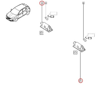 SVĚTLO OSVĚTLENÍ TABULKY MEGANE IV SCENIC ORIG.