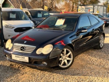Mercedes Klasa C W203 Coupe W203 1.8 (C 230 Kompressor) 192KM 2004 Mercedes-Benz Klasa C Compressor Zadbany Skory 1.8 Benzyna 192KM, zdjęcie 1