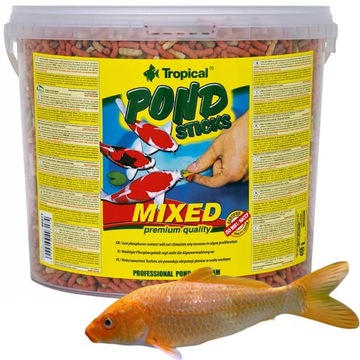 Tropical Pond Sticks Mixed Pokarm dla ryb w oczku wodnym 5L 430g
