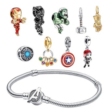 Marvel Avengers Bransoletka Na Pandora S925 19 cm