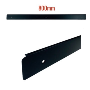 LISTWA BOCZNA PRAWA DO BLATU 38MM 800mm CZARNA