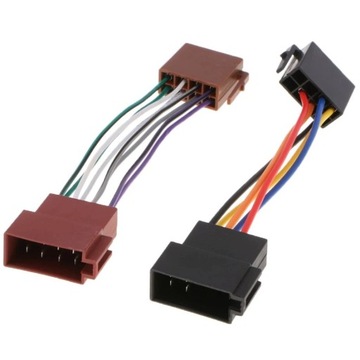 2x KOSTKA WTYCZKA PRZEDŁUŻACZ ISO RADIO GŁO + ZAS