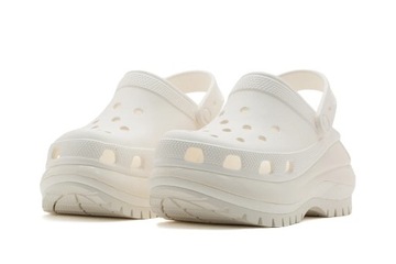 Klapki damskie Crocs Classic Mega Crush Clog 207988-WHITE 36-37