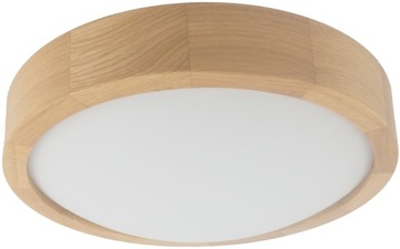 Plafon DREWNIANY Lampa Panel SUFITOWA led DĄB 27cm