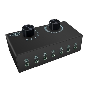 Audio Switch Audio Switcher Box 6 w 1 Out