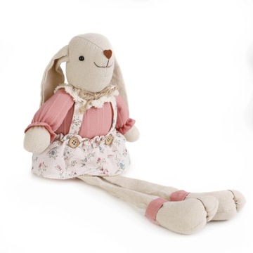 Skrzat MAURO zając wielkanocny siedzący dziewczynka 45 cm HOMLA
